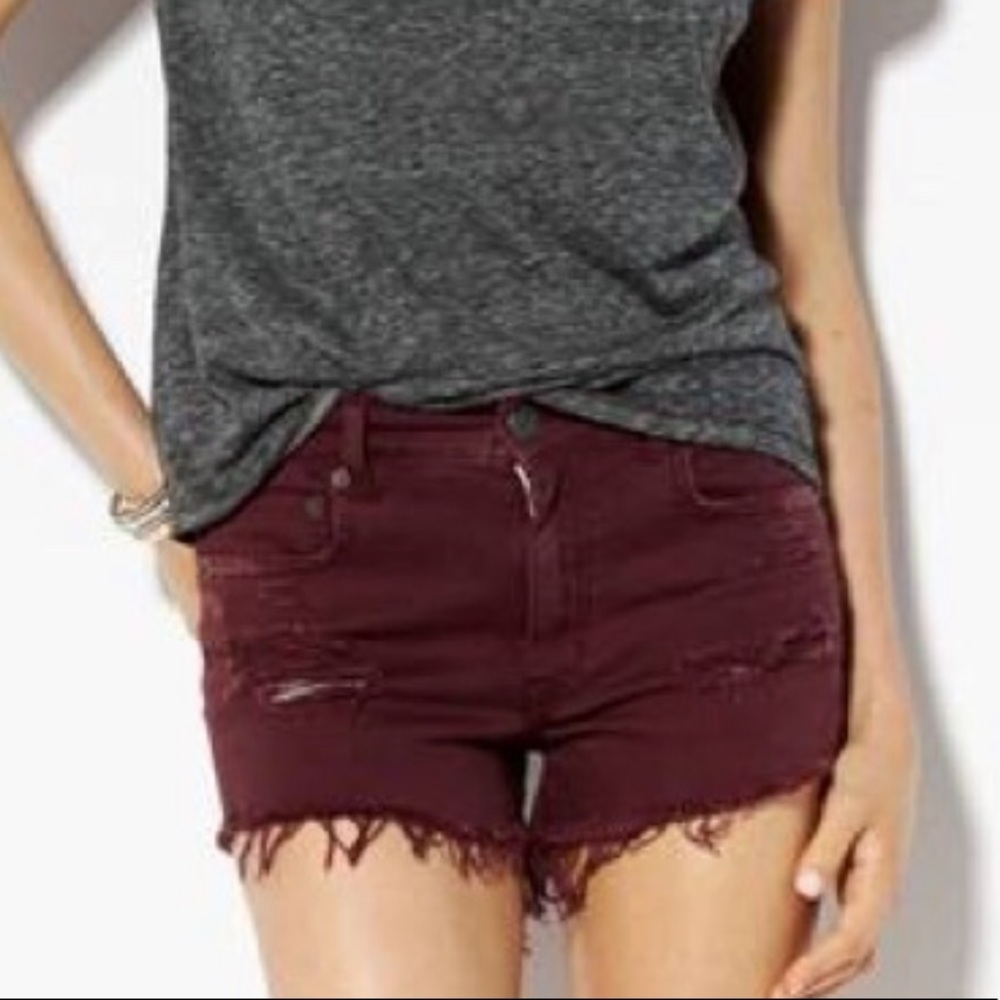 American Eagle high waisted jean shorts